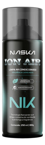 Limpa Ar Condicionado Naska Ion Air Spray Higienizador 250ml