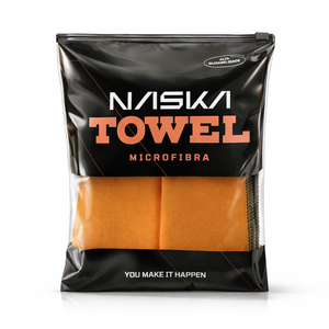 Kit 2 Microfibras Pano NASKA Premium para Vidros 300GSM