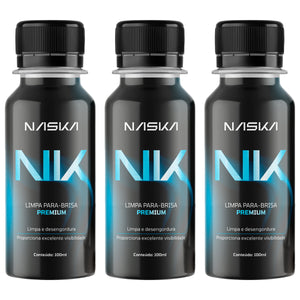 Kit 3 Aditivo Limpa Para-brisa Naska Premium - 100ml