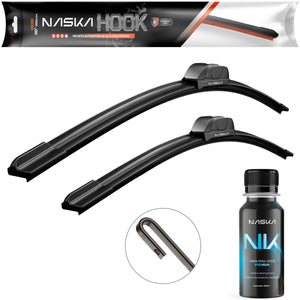 Par Palheta Limpador Para-Brisa Naska Hook Gancho Hilux SW4 2016 a 2026