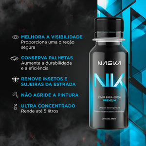 Par Palheta Limpador Para-Brisa Naska Hook Gancho Ranger 2013 a 2016