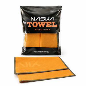 Kit 2 Microfibras Pano NASKA Premium para Vidros 300GSM