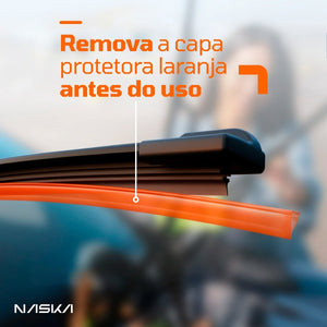 Par Palheta Limpador Para-Brisa Naska Hook Gancho Peugeot 206 1999 a 2010